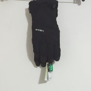 HEAD Black Winter Gloves